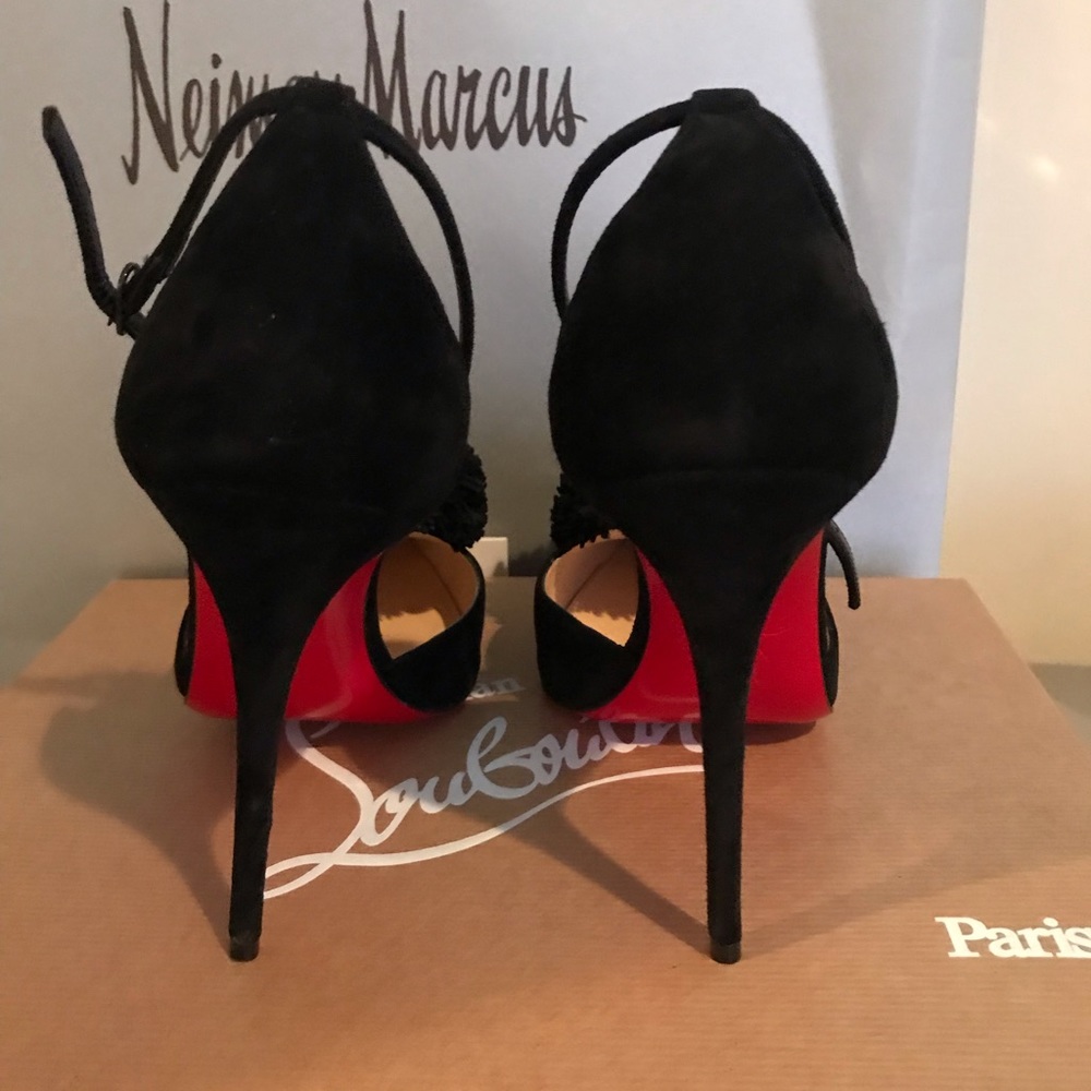 BN christain Louboutin Black VEAU VELOUR - Picture 4 of 4